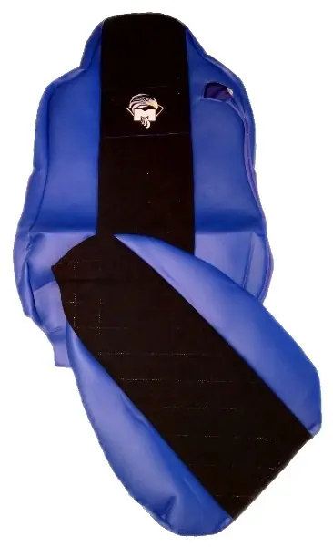 Objednat Nyní Autopotahy kožené+manšestr pro MAN TGA/L/X/S/M, modro-černá barva (č. 9)