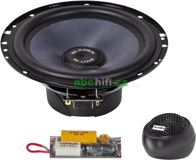 GLADEN M 165 V2 - Dvoupásmové komponentní reproduktory 165 mm Oblíbený