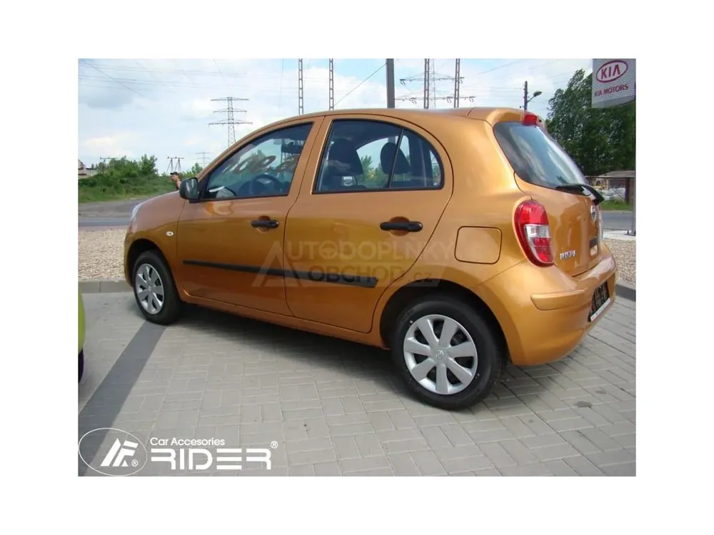 Super Cena Boční lišty dveří Nissan Micra 5D 2010-2016