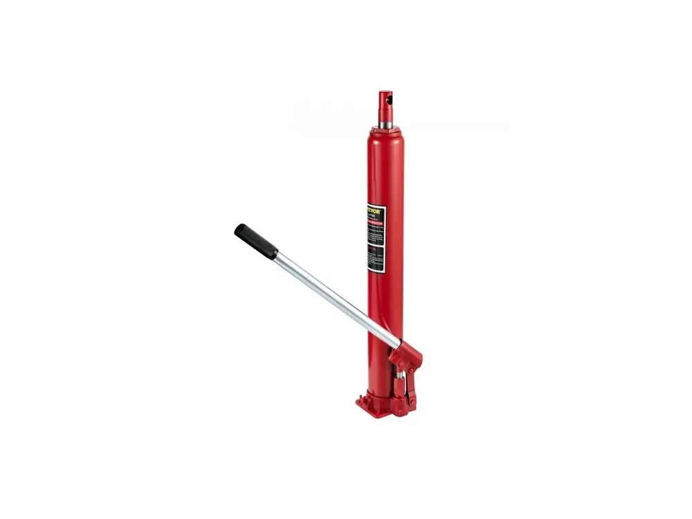 Hydraulický dlouhý zvedák , nosnost 4 tuny/8818 liber, s jednopístovým čerpadlem a plochou základnou, ruční zvedák s rukojetí, pro garážové/dílenské jeřáby, zvedák motoru, červený Rychlé Dodání