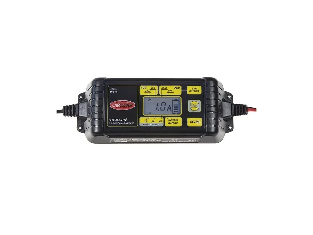 Dokud Zásoby Vydrží Autonabíječka CarClever 12V 24V/6A , model 35939