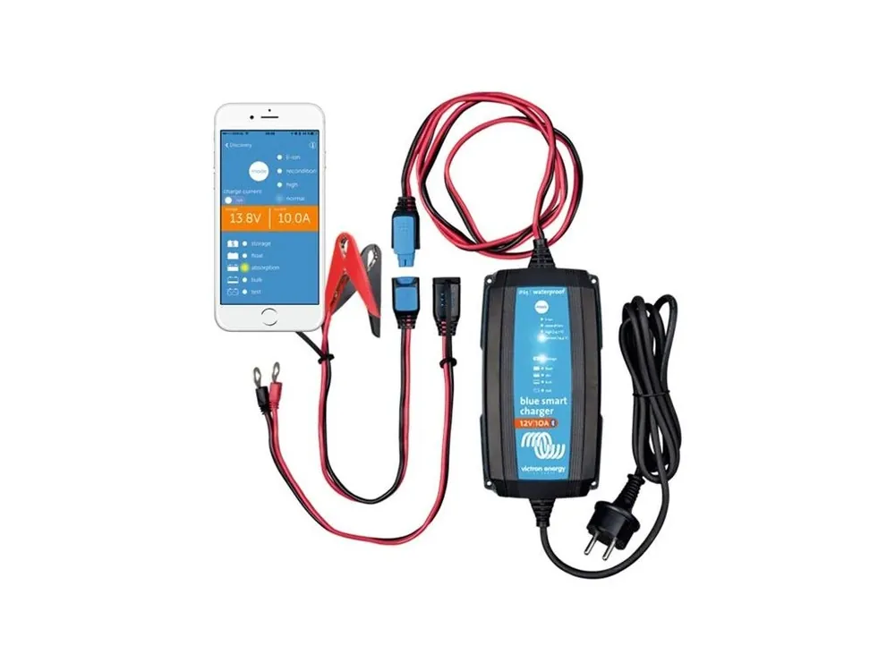 Novinka Chytrá nabíječka baterií BlueSmart 12V/5A IP65+DC konektor