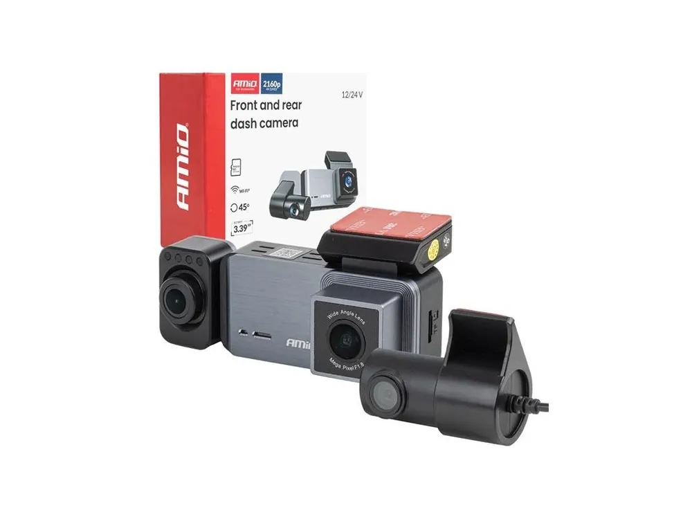 Kamera do auta AMIO AMIO-04802 4K+1K+2K WLAN 512GB WiFi UHD Nejlepší Cena