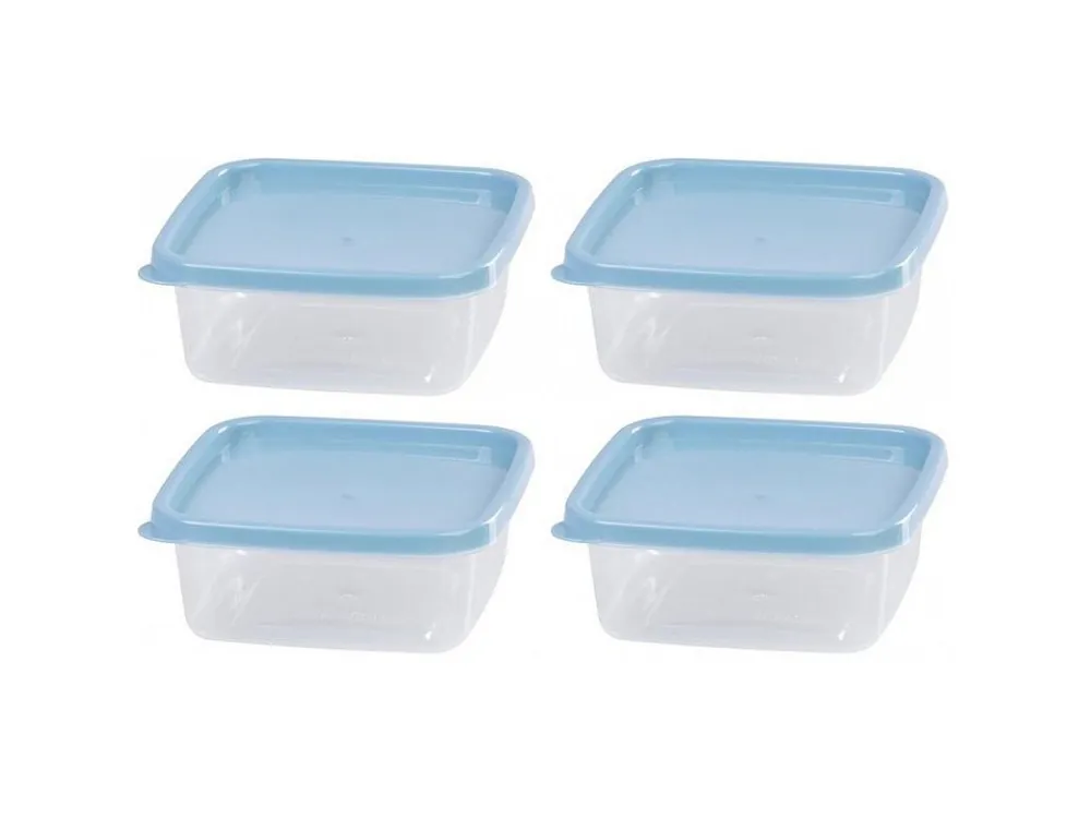 Cenová Bomba Dóza čtvercová MagicHome Clip, 600ml, 4ks