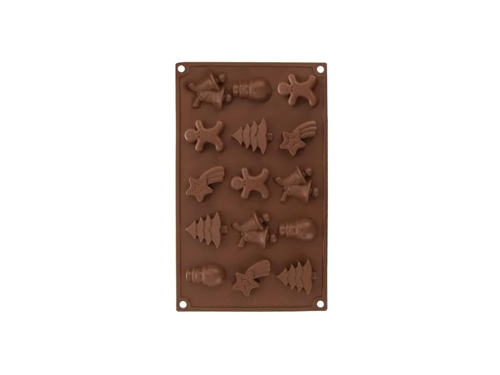 Akční Cena Forma na pečení vánočního cukroví ORION 29x17x1,5cm Brown