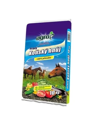 Značkový Pravý koňský hnůj AGRO 10kg
