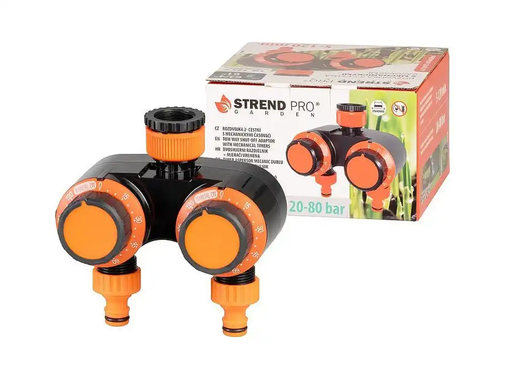 Časovač Strend Pro Garden, rozbočovač, 2-way Top Prodej