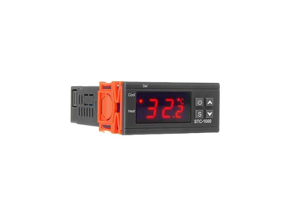 Digitální termostat STC-1000, rozsah -50~99°C, napájení 230VAC Horká Nabídka