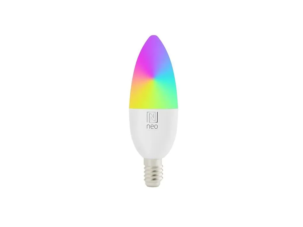 Horká Nabídka Smart LED žárovka E14 6W RGBW IMMAX NEO 07716L WiFi Tuya