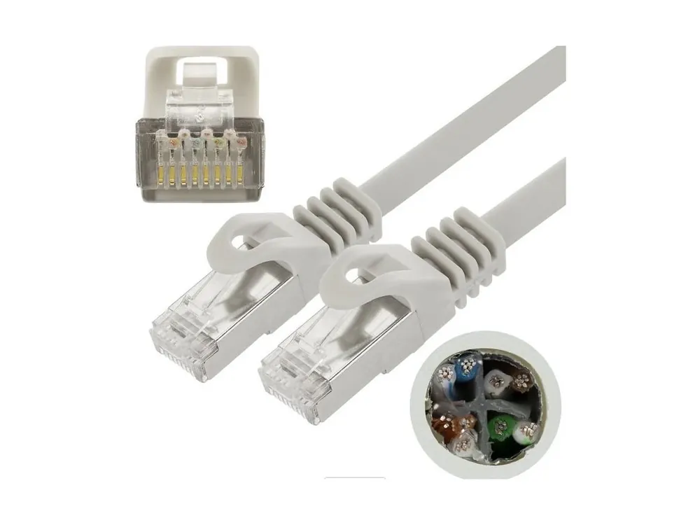UTP Patch Kabel Neku 2x RJ45 CAT6 0,5m, šedý Horká Nabídka