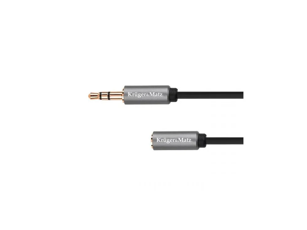 Kabel Jack 3,5mm konektor/Jack 3,5mm zdířka 1,8m KRUGER & MATZ KM1230 Basic Odeslání Ihned