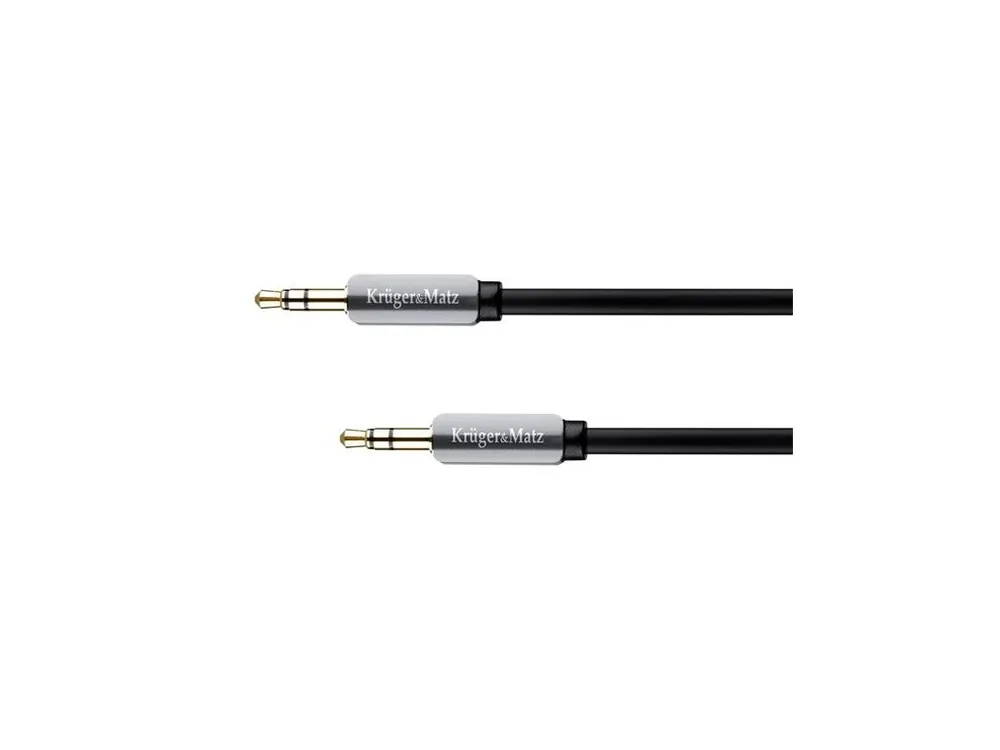 Autentický Kabel Jack 3,5mm konektor/Jack 3,5mm konektor 3m KRUGER & MATZ KM0314