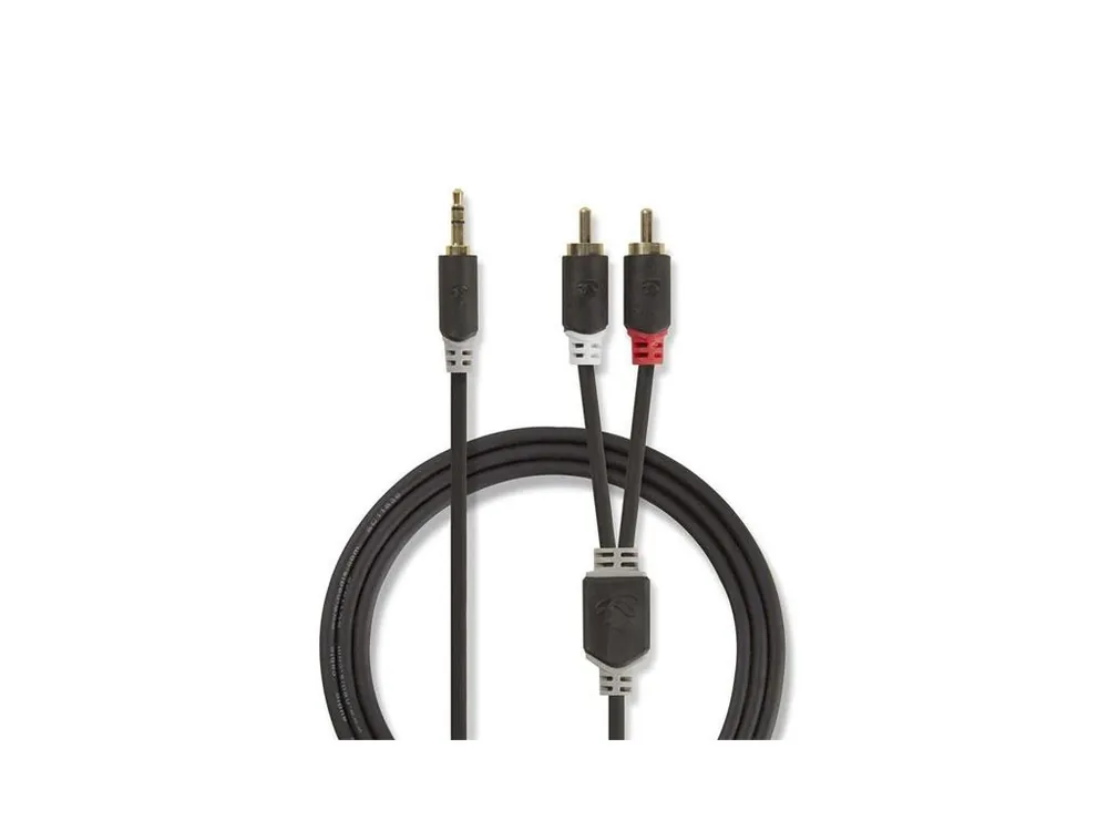 Kabel Jack 3,5mm stereo/2x Cinch 5m NEDIS CABW22200AT50 Top Prodej