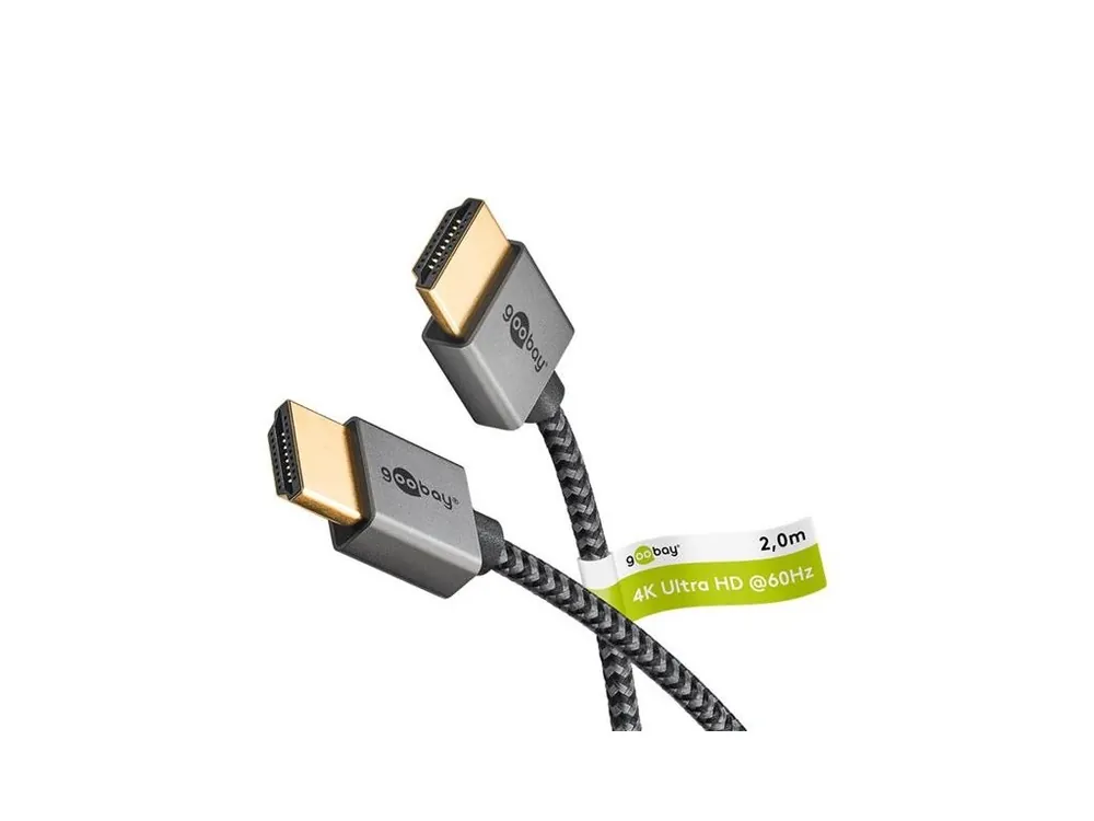 Kabel GOOBAY 75753 HDMI Slim High Speed s Ethernetem 2.0 4K 2m Autentický