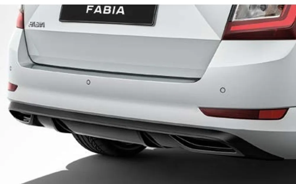 Škoda Fabia III HB facelift-Zadní difuzor original - černý Výprodej