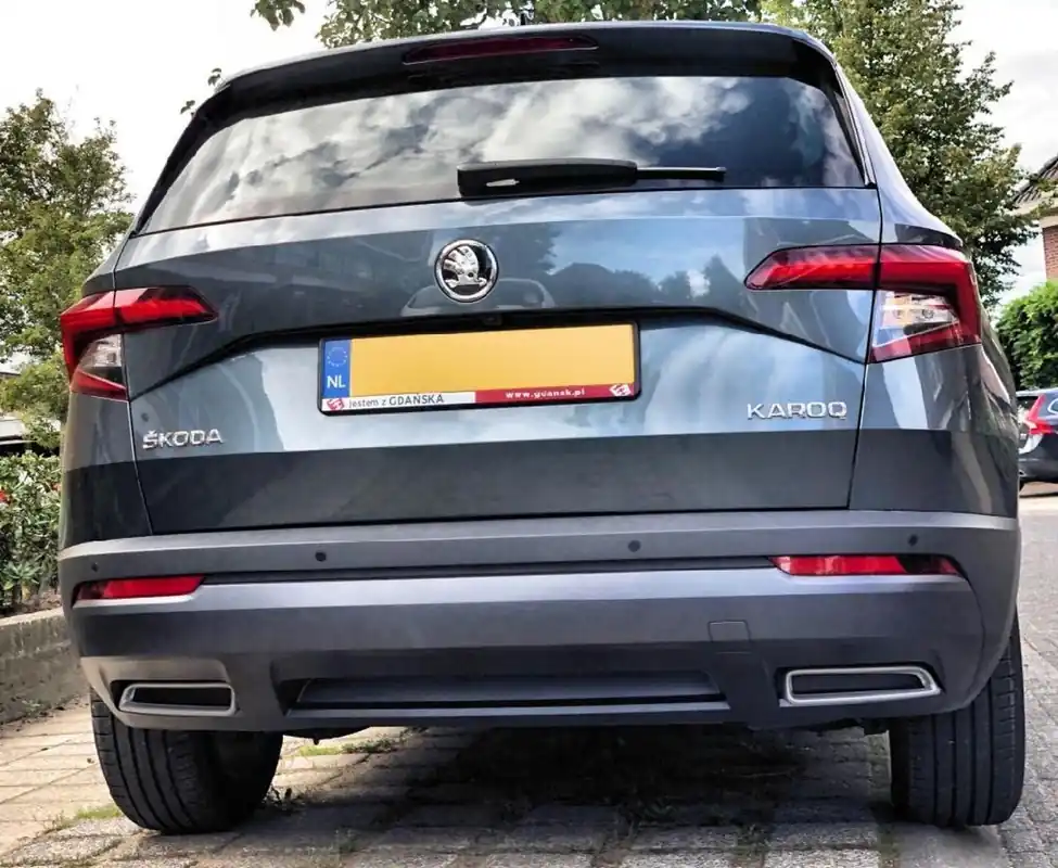 Škoda Karoq-Atrapy výfuku design RS - alu look Nová Kolekce