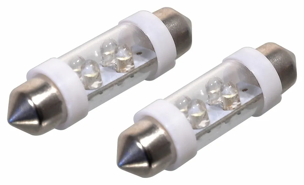 LED žárovka 12V 4x LED SV8.5 38 mm (sufitka) - Compass Objednat Nyní