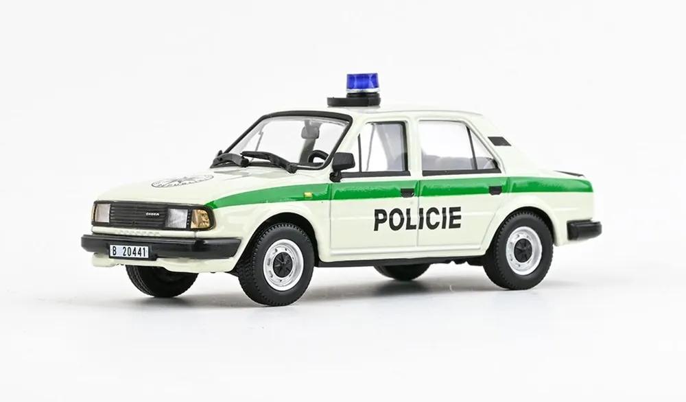 Sezónní Sleva Škoda 120L (1984) - ABREX - 1 43 - Policie ČR (starý polep)