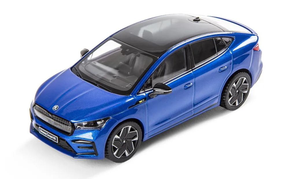 Škoda Enyaq iV Coupé RS - 1 43 - i-SCALE - modrá race Originální