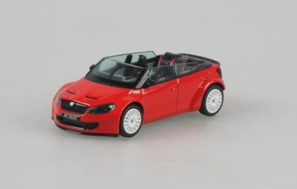 Škoda Fabia II facelift RS2000 concept car (2011) - 1 43 - ABREX - červená Vysoce Kvalitní