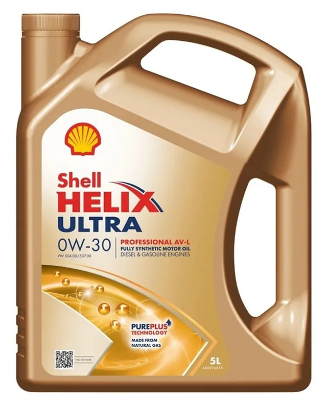 Vysoce Kvalitní Motorový olej SHELL Helix Ultra Professional AV-L 0W-30 - 5 litrů