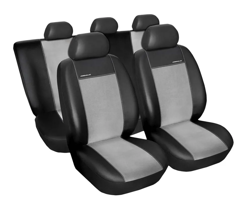 Autopotahy Volkswagen Passat B6 , sedan, od r 2005, Eco kůže + alcantara šedé Sezónní Sleva