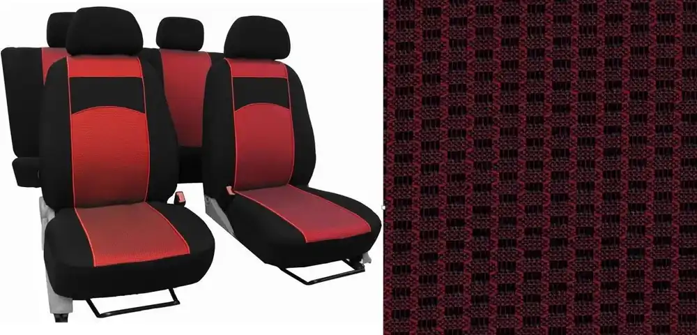 Autopotahy SUZUKI SWIFT VI, od r. 2017-2023, VIP červené Odeslání Ihned