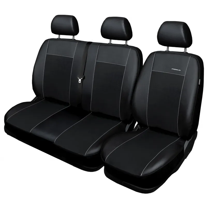 Autopotahy OPEL MOVANO B, 3 místa, od r.2010, dělené pouze dvojopěradlo, Eko kůže černé Jen Po Omezenou Doba