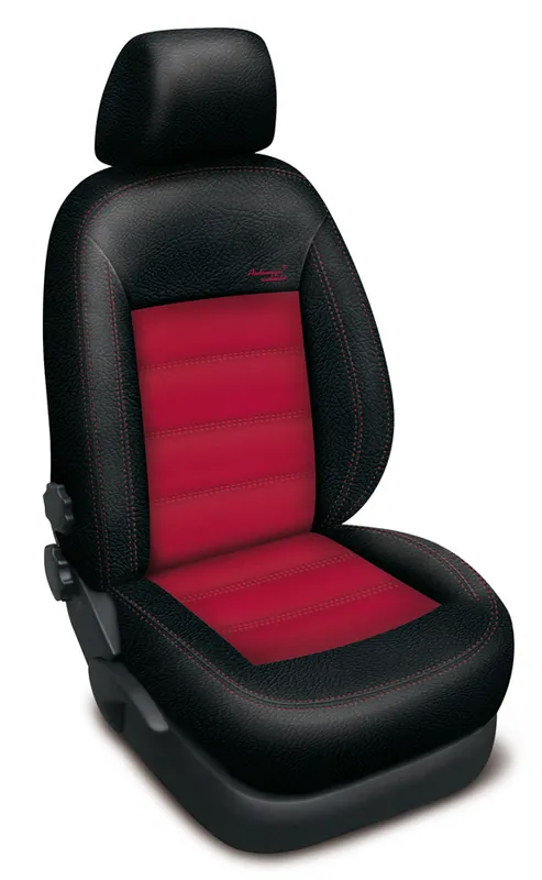 Autopotahy KIA VENGA, od r.2010, AUTHENTIC VELVET, černočervené Koupit Online