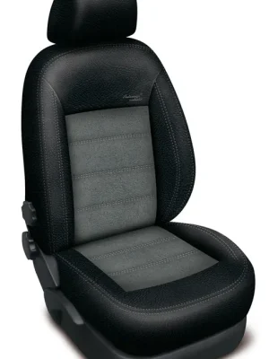 Horká Nabídka Autopotahy HONDA CRV II, od r. 2001-2007, kožené AUTHENTIC VELVET černošedé