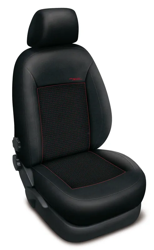 Koupit Online Autopotahy Škoda Fabia II, AUTHENTIC PREMIUM, žakar červený