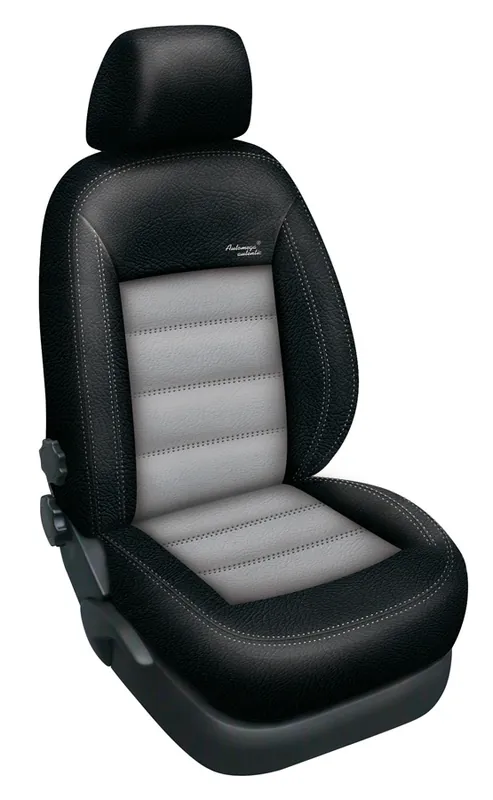 Nakupujte Hned Autopotahy FORD RANGER, půlená zadní lavice, od r. 2007, AUTHENTIC LEATHER černošedé