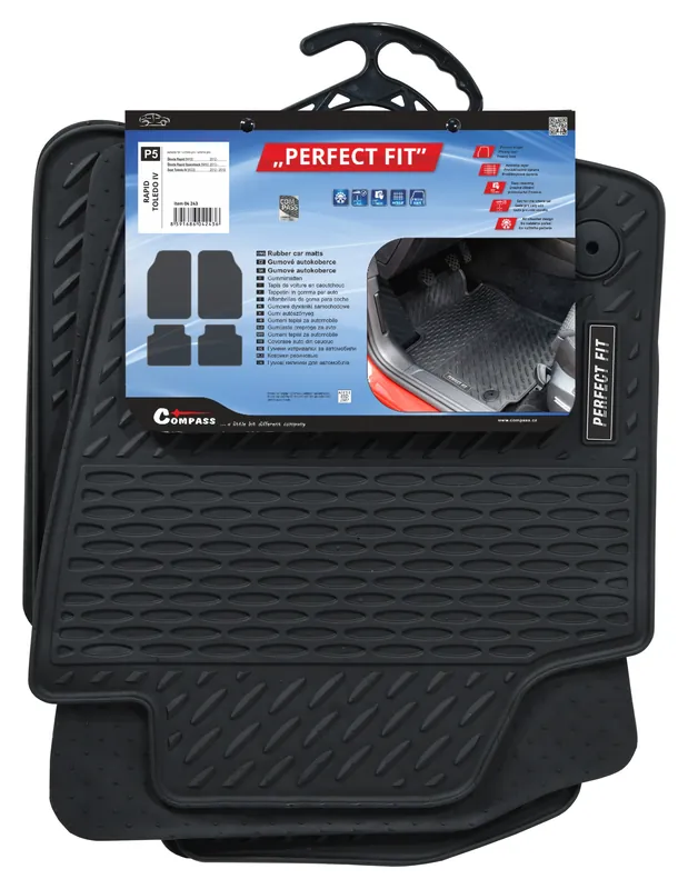 Koberce gumové PERFECT FIT P5 s fixací sada 4ks Akční Nabídka