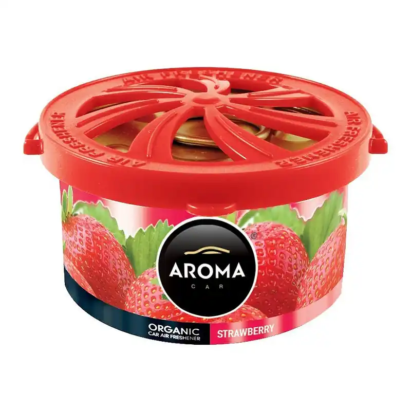 Osvěžovač AROMA CAR ORGANIC 40g STRAWBERRY Cenový Hit