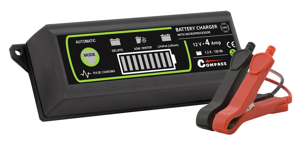 Nabíječka mikroprocesor 4Amp 12V PB/GEL/AGM/LiFePO4 Sleva