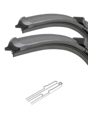 Stěrače FLAT SET (SLOT) 610+610mm Jen Po Omezenou Doba