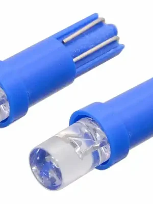 Žárovka 1LED 12V T5 modrá 2ks Značkový