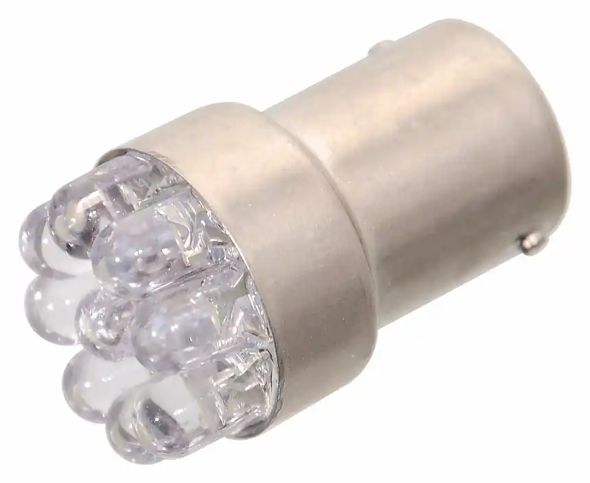 Dokud Zásoby Vydrží Žárovka 9LED 12V Ba15s bílá úzká