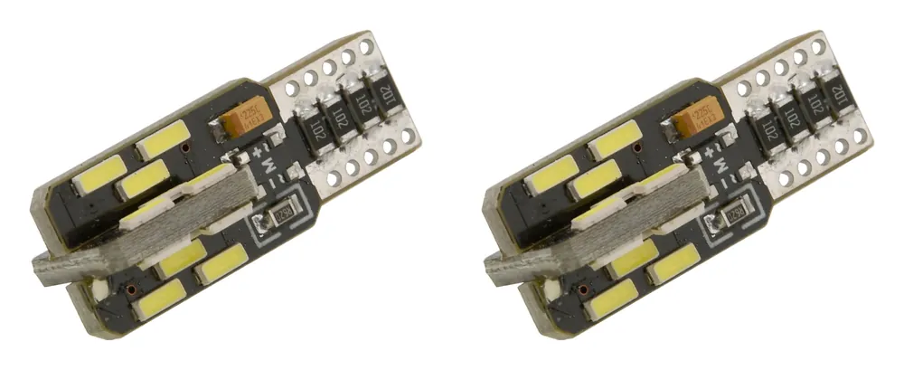 Žárovka 24 LED 12V T10 NEW-CAN-BUS bílá 2ks Značkový