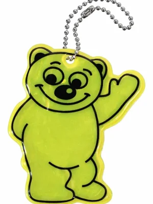 Přívěšek reflexní BEAR - žlutý Cenově Výhodný