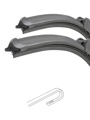 Stěrače FLAT SET (HOOK) 510+510mm FEL Akční Nabídka