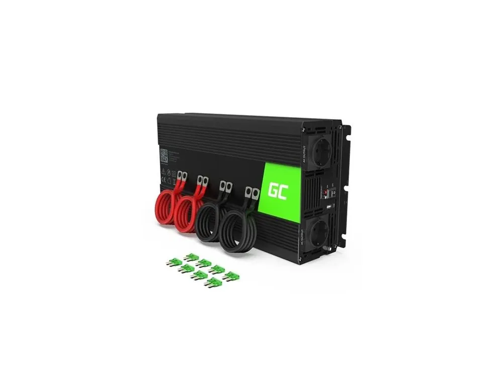 Sleva Green Cell Power Inverter 24V to 230V 2000W/4000W Pure sine wave